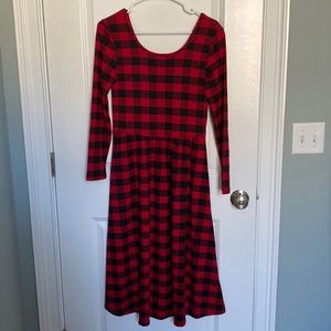 Red Buffalo Plaid Dress